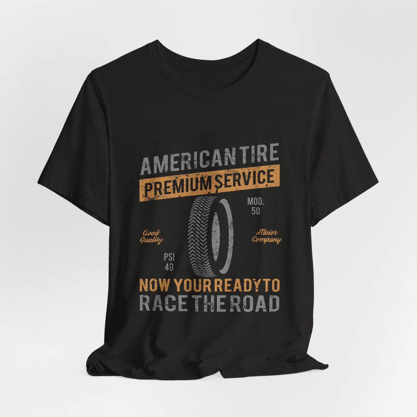 Retro American Tire T-Shirt Race the Road