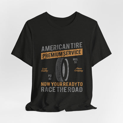Retro American Tire T-Shirt Race the Road