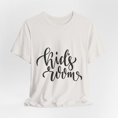 Kid's Room T-Shirt Calligraphy Script Tee