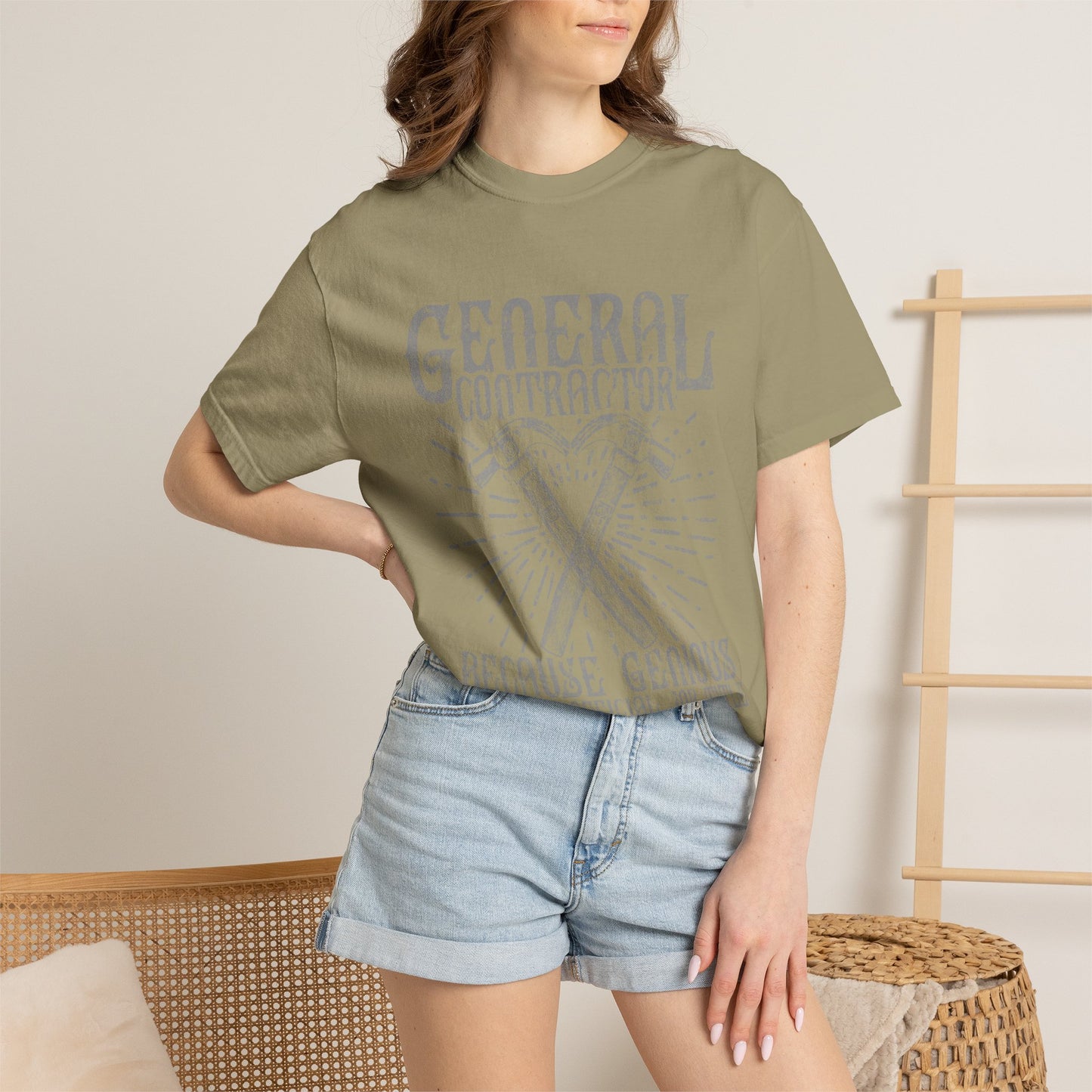 General Contractor Funny Heavyweight Tee Gift