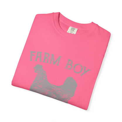 Farm Boy Rooster Garment-Dyed Heavyweight Tee