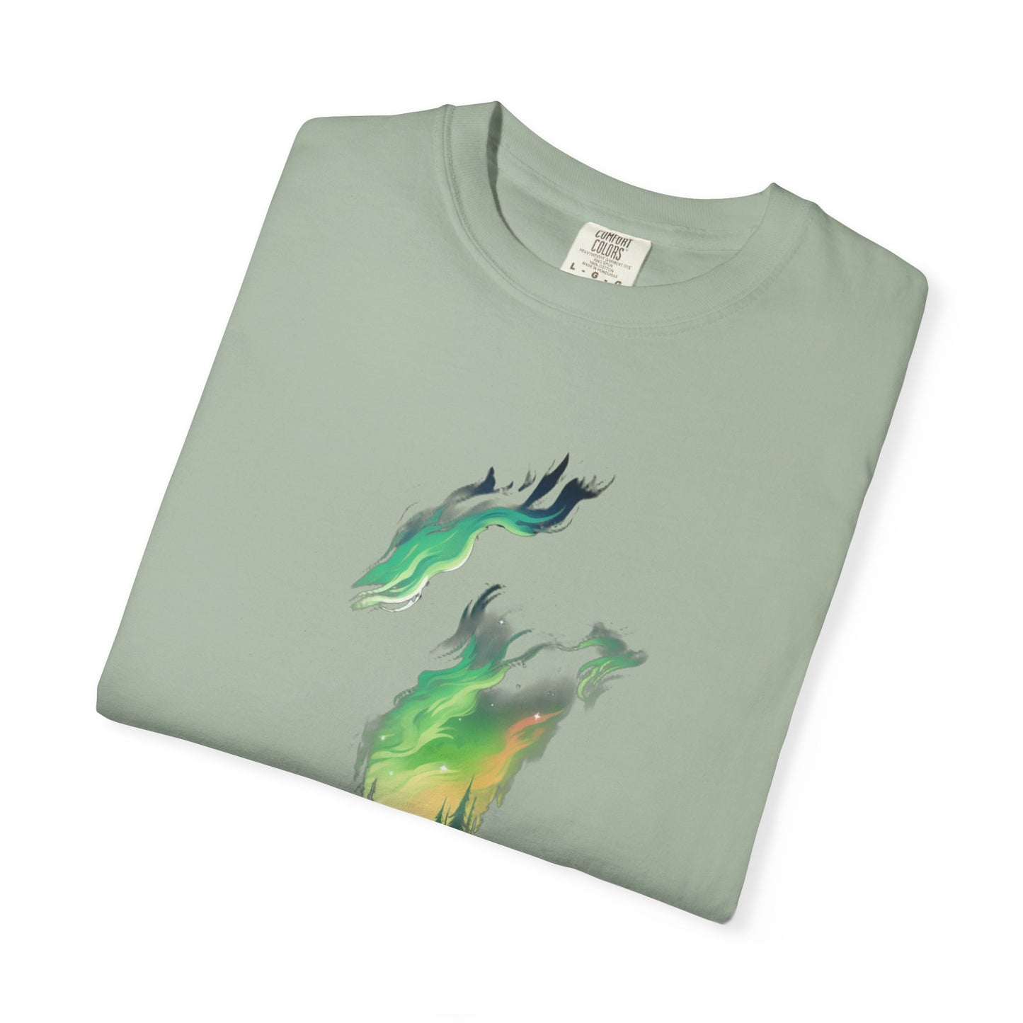 Northern Lights Forest Garment-Dyed Tee Aurora