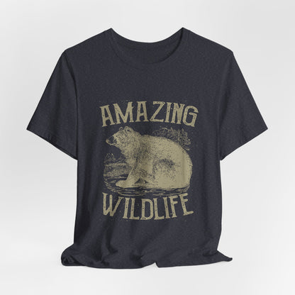 Amazing Wildlife Bear T-Shirt Vintage Outdoors