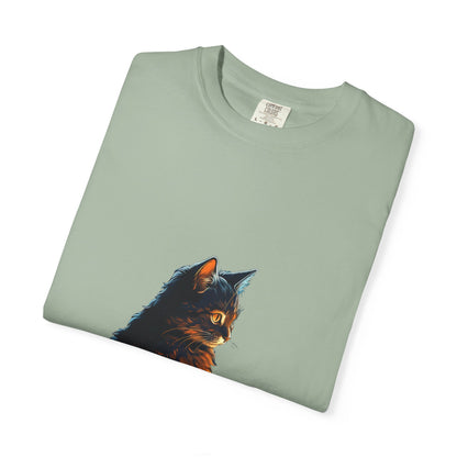 Cat by Candlelight Christmas Heavyweight Tee