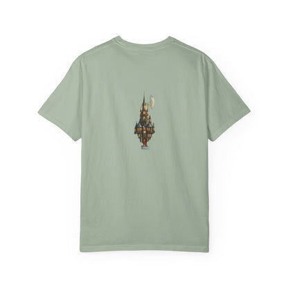Fantasy Castle Book Christmas Heavyweight Tee
