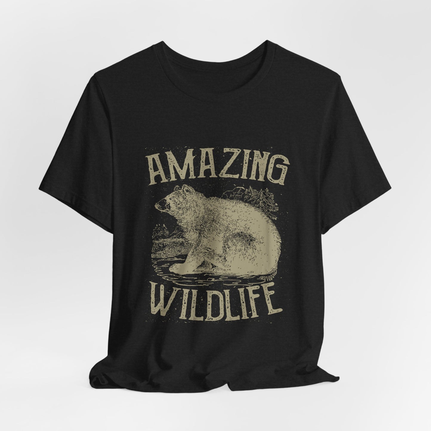 Amazing Wildlife Bear T-Shirt Vintage Outdoors