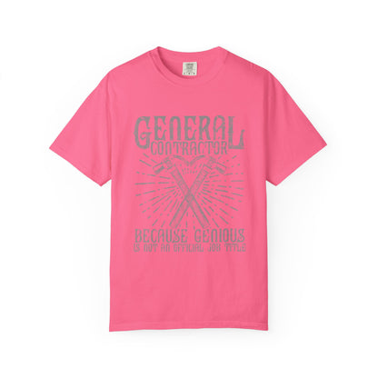 General Contractor Funny Heavyweight Tee Gift