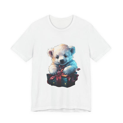 Cute Polar Bear Christmas T-Shirt Gift Tee
