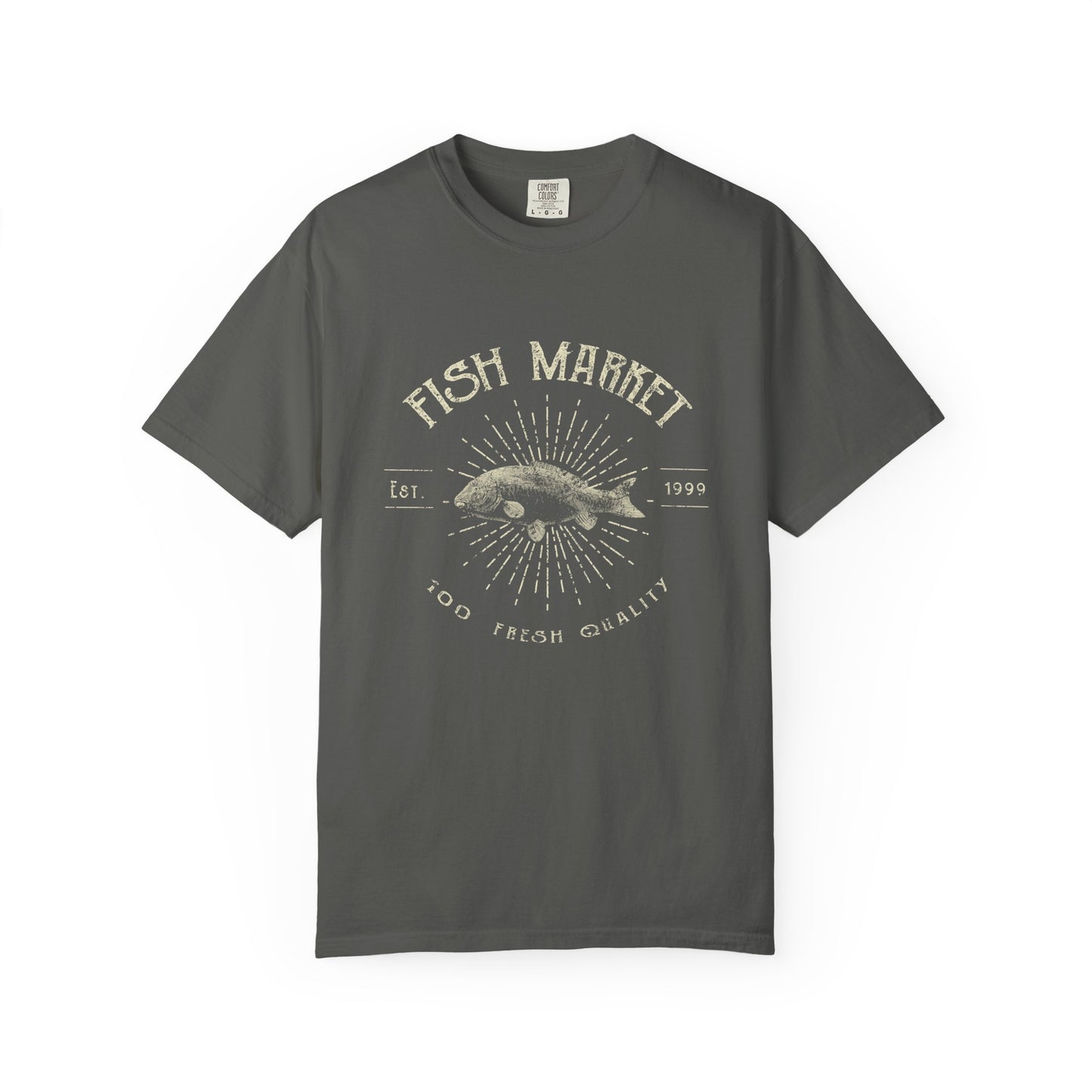 Fish Market Garment-Dyed Tee Est. 1999 Fishing
