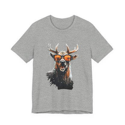 Cool Deer Sunglasses Christmas T-Shirt