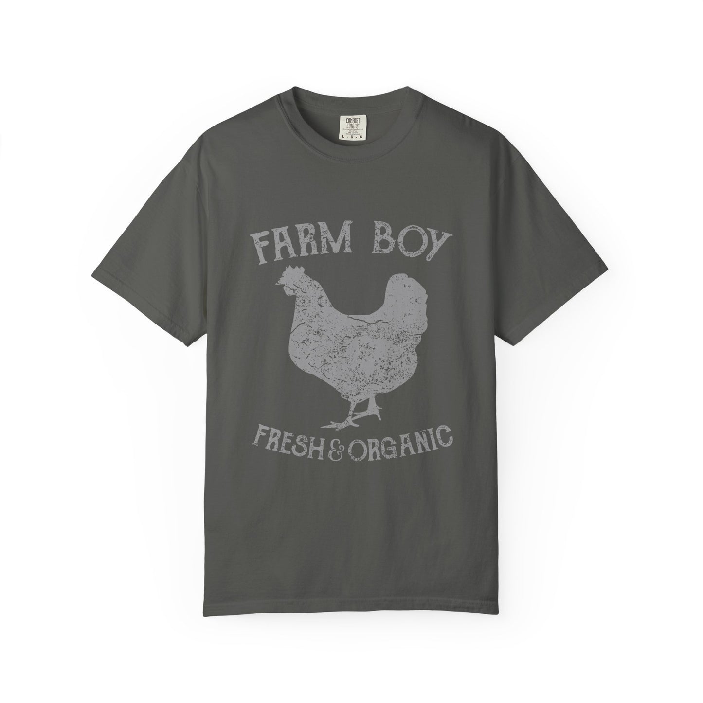 Farm Boy Rooster Garment-Dyed Heavyweight Tee