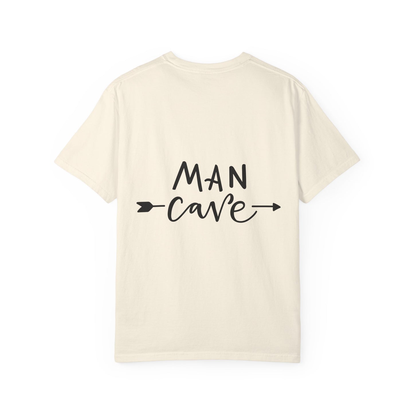 Man Cave Garment-Dyed Tee with Arrow Graphic