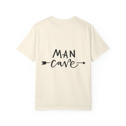 Man Cave Garment-Dyed Tee with Arrow Graphic