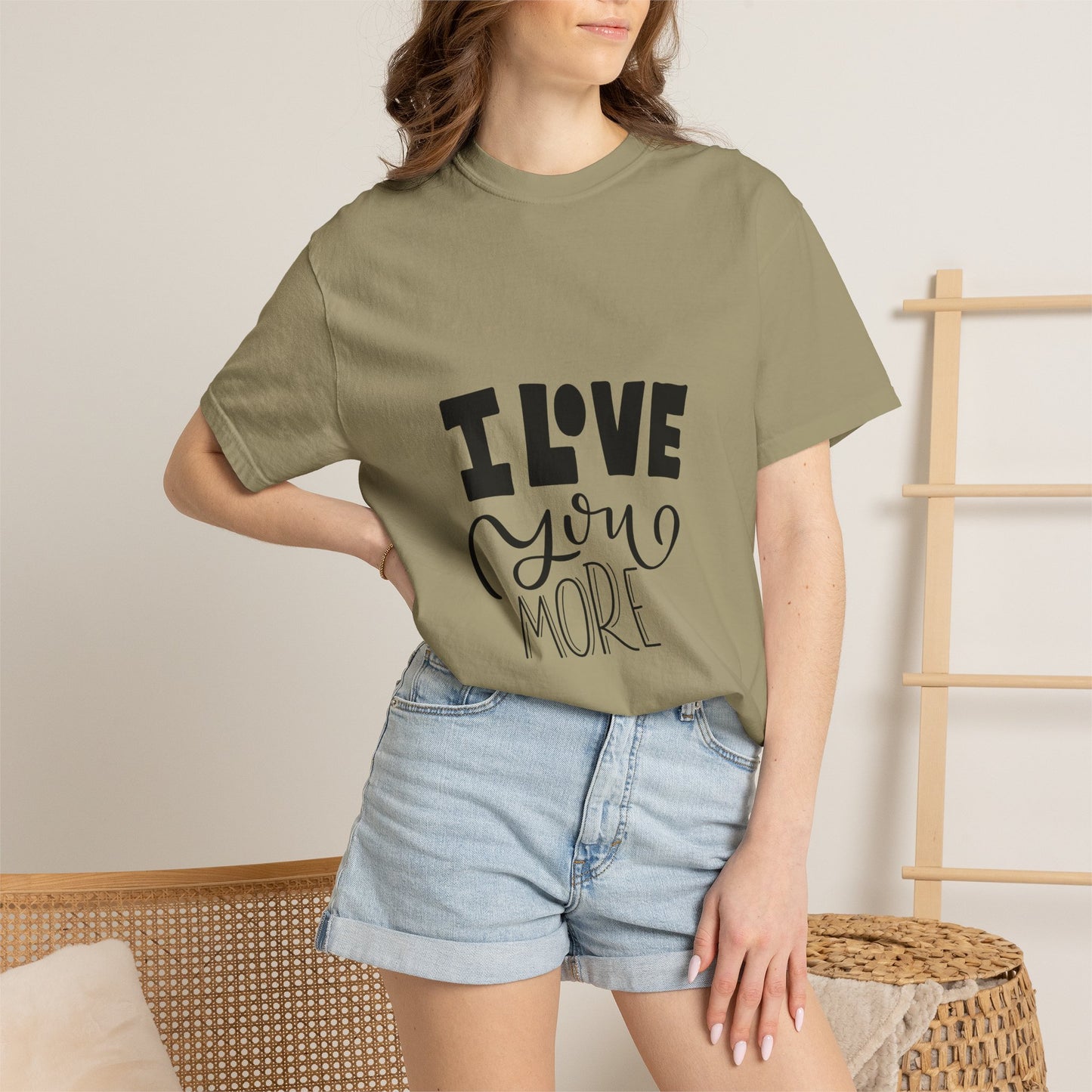 I Love You More Garment-Dyed Tee Couples