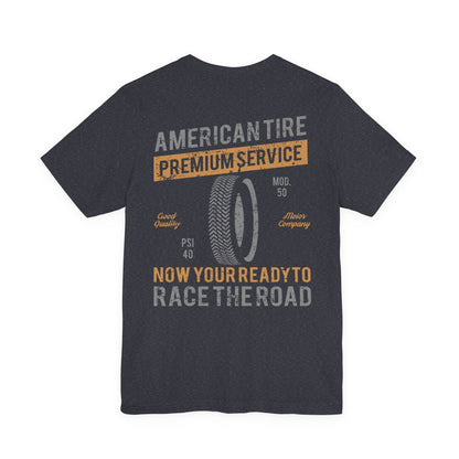 Retro American Tire T-Shirt Race the Road