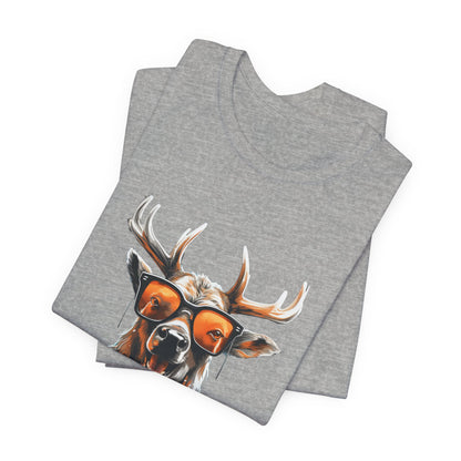 Cool Deer Sunglasses Christmas T-Shirt