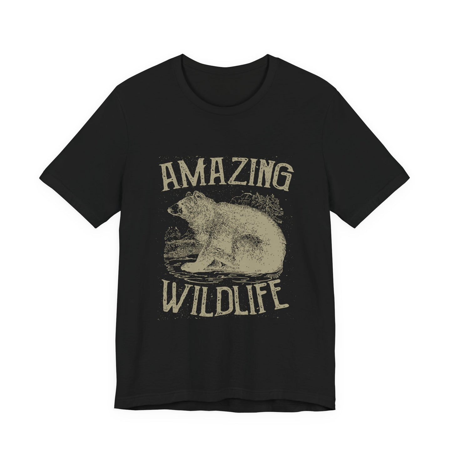 Amazing Wildlife Bear T-Shirt Vintage Outdoors