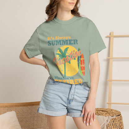 Retirement Tee It's Always Summer Vacation