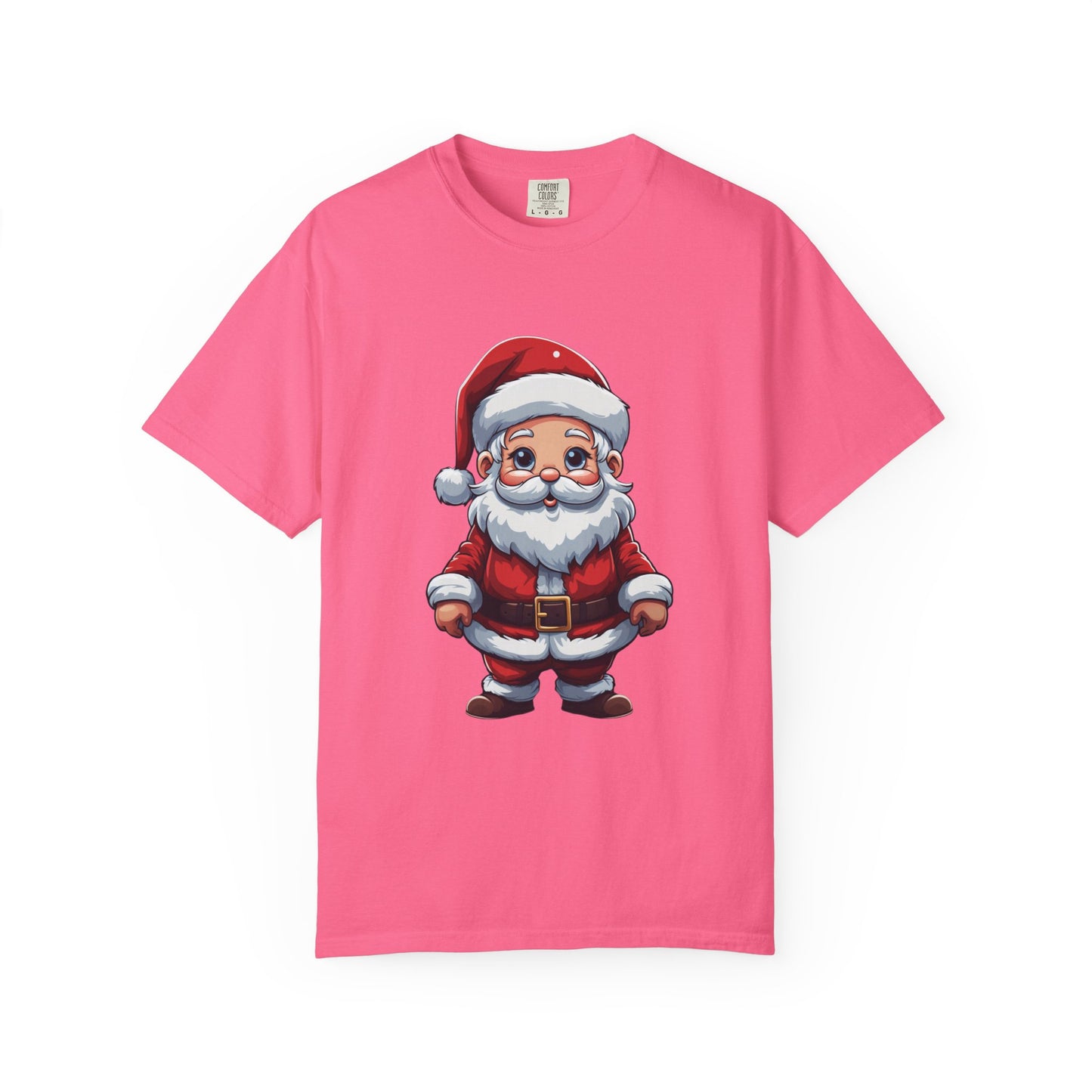 Cute Santa Claus Christmas Garment-Dyed Tee