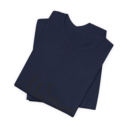 Hurray T-Shirt Calligraphy Script Celebration Tee