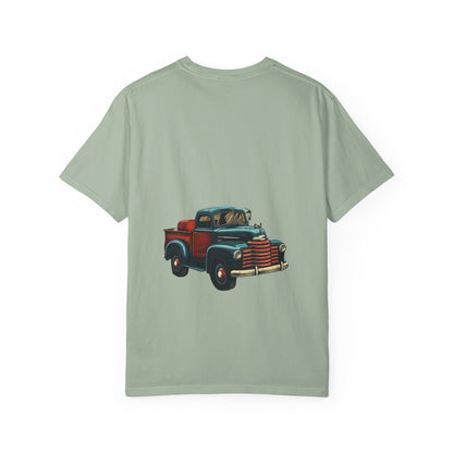 Vintage Christmas Truck Garment-Dyed Tee Holiday