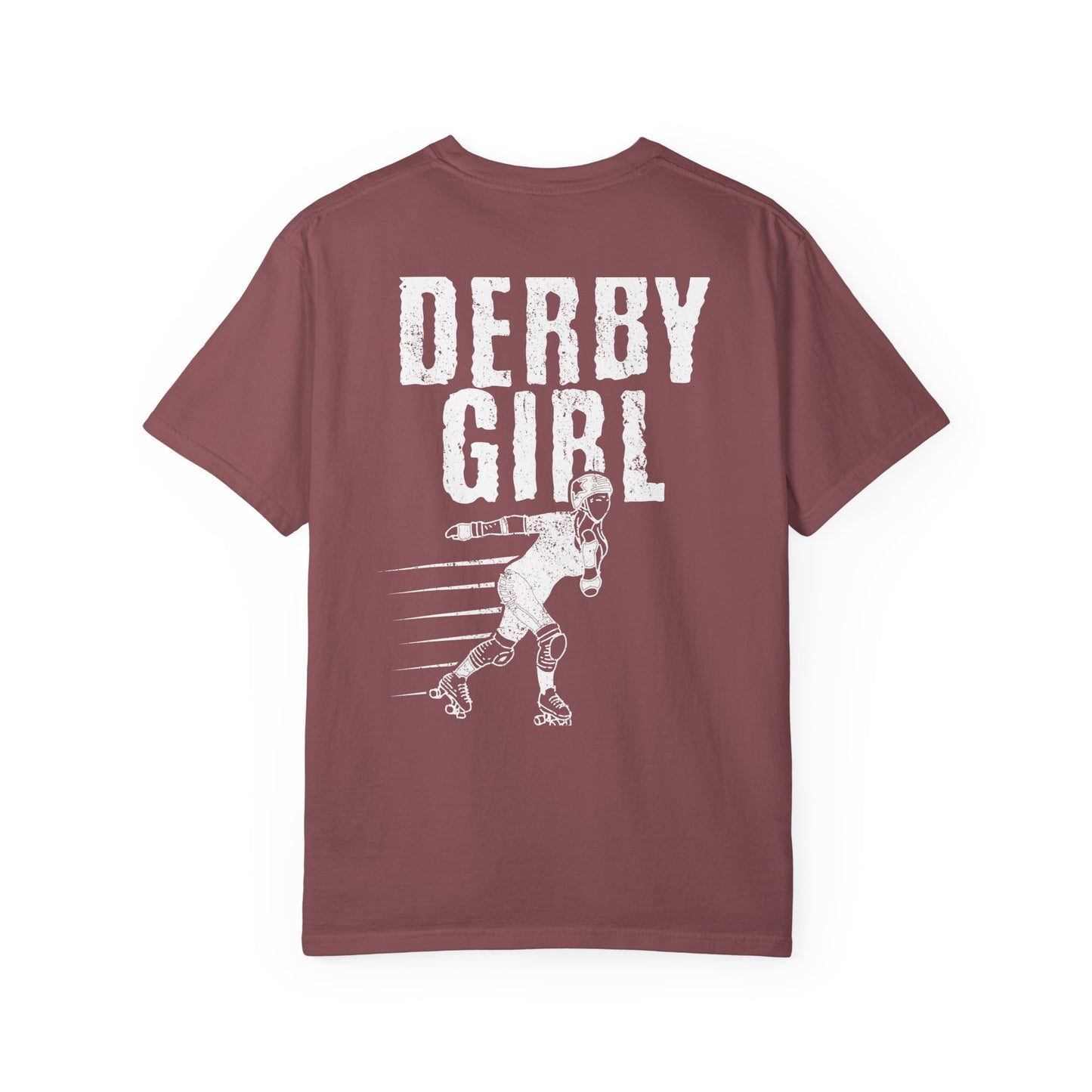 Roller Derby Girl Garment-Dyed Tee | Skater