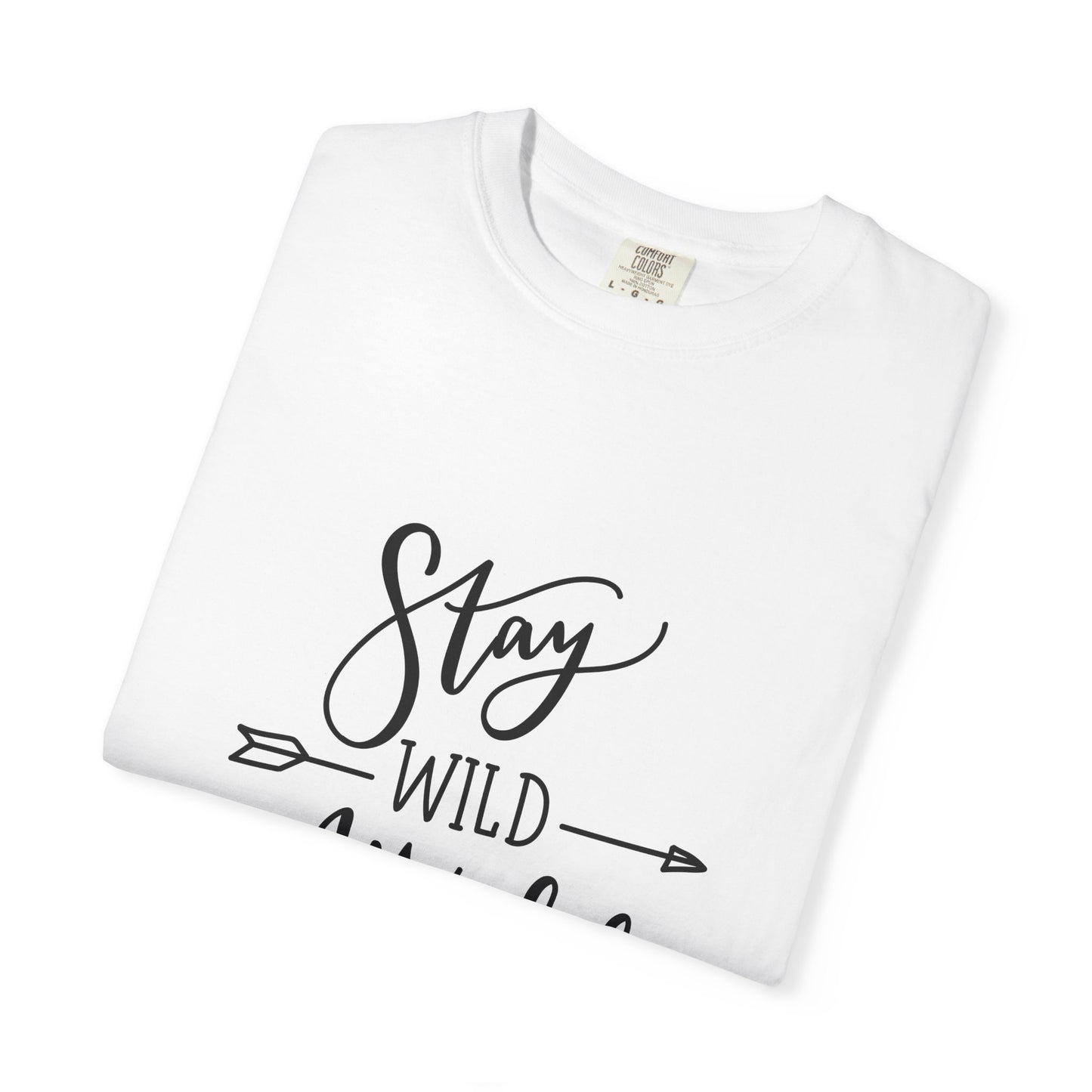 Stay Wild My Child Garment-Dyed Boho Tee