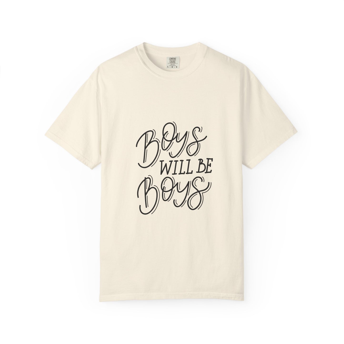 Boys Will Be Boys Garment-Dyed Kids Tee