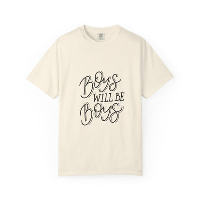 Boys Will Be Boys Garment-Dyed Kids Tee