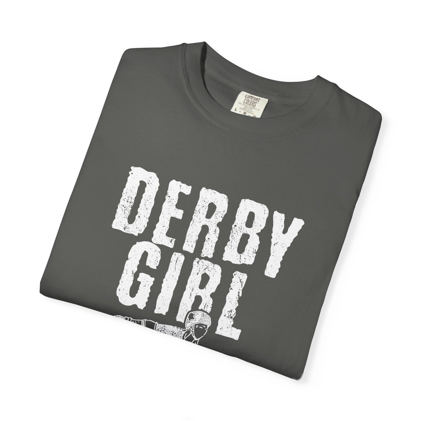 Roller Derby Girl Garment-Dyed Tee | Skater