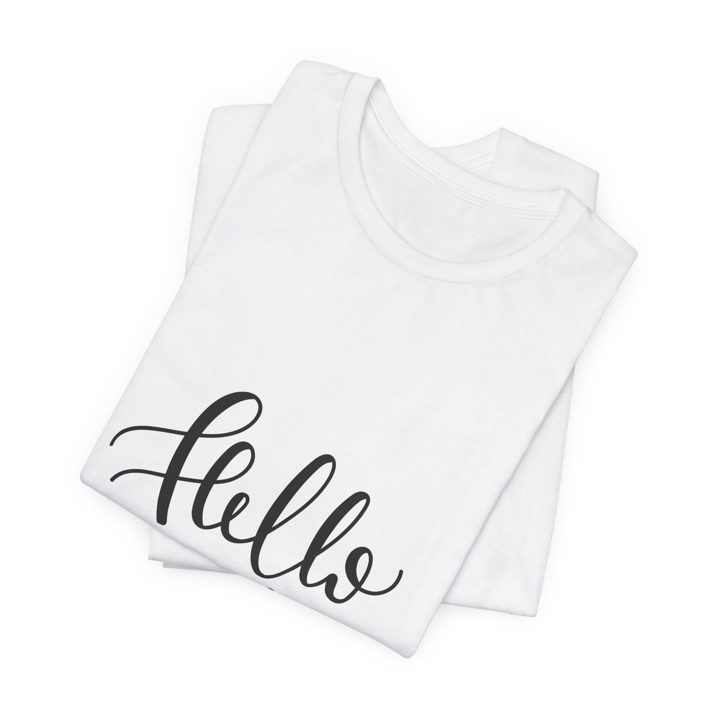 Hello Handsome T-Shirt Funny Calligraphy Tee