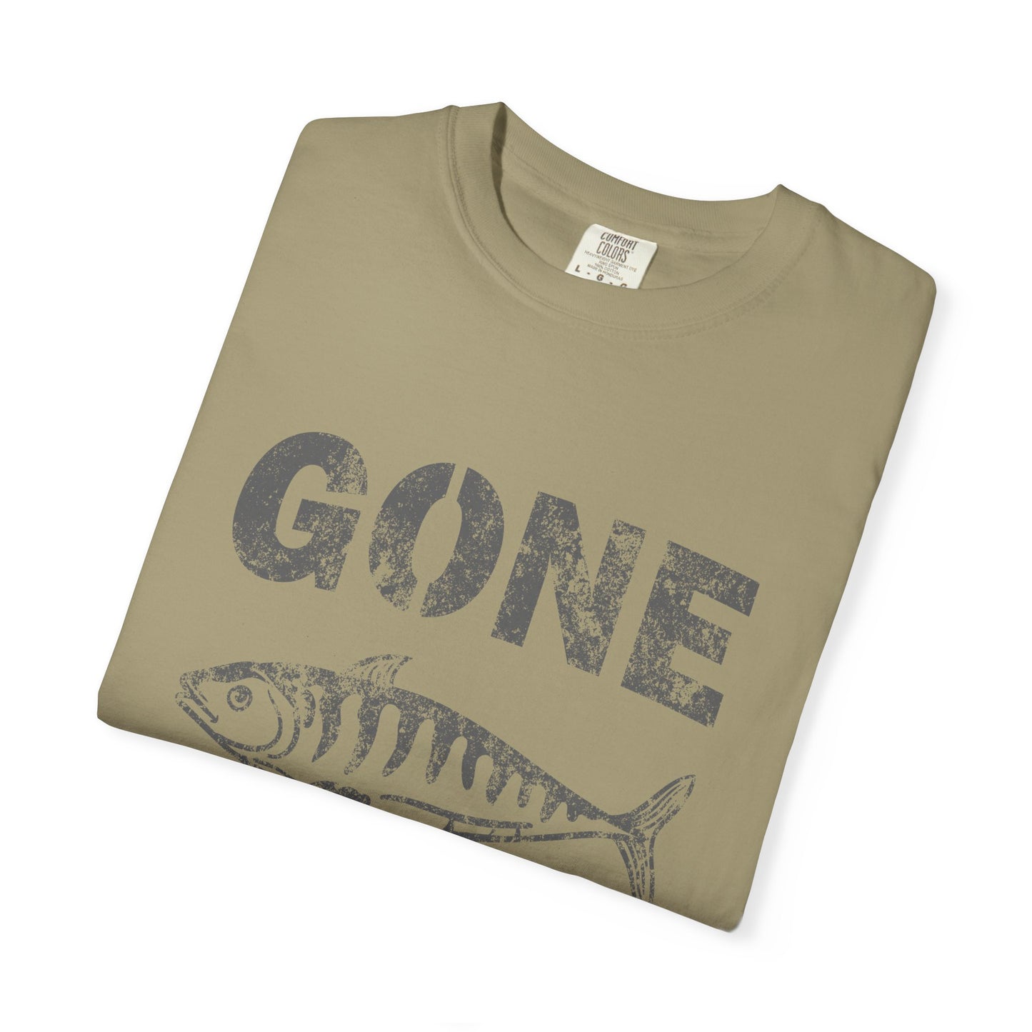 Gone Fishing Heavyweight Garment-Dyed Vintage Tee