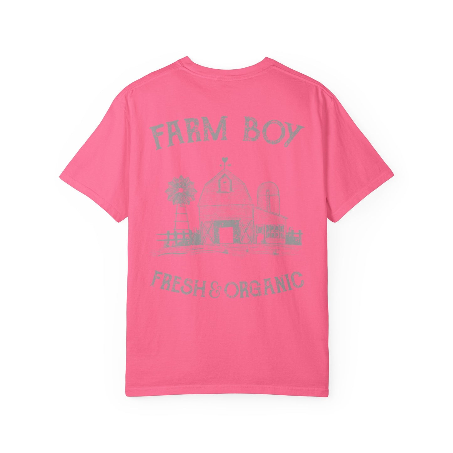 Farm Boy Tee Vintage Barn Garment-Dyed Shirt