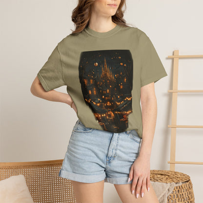 Magical Christmas Village Garment-Dyed Tee