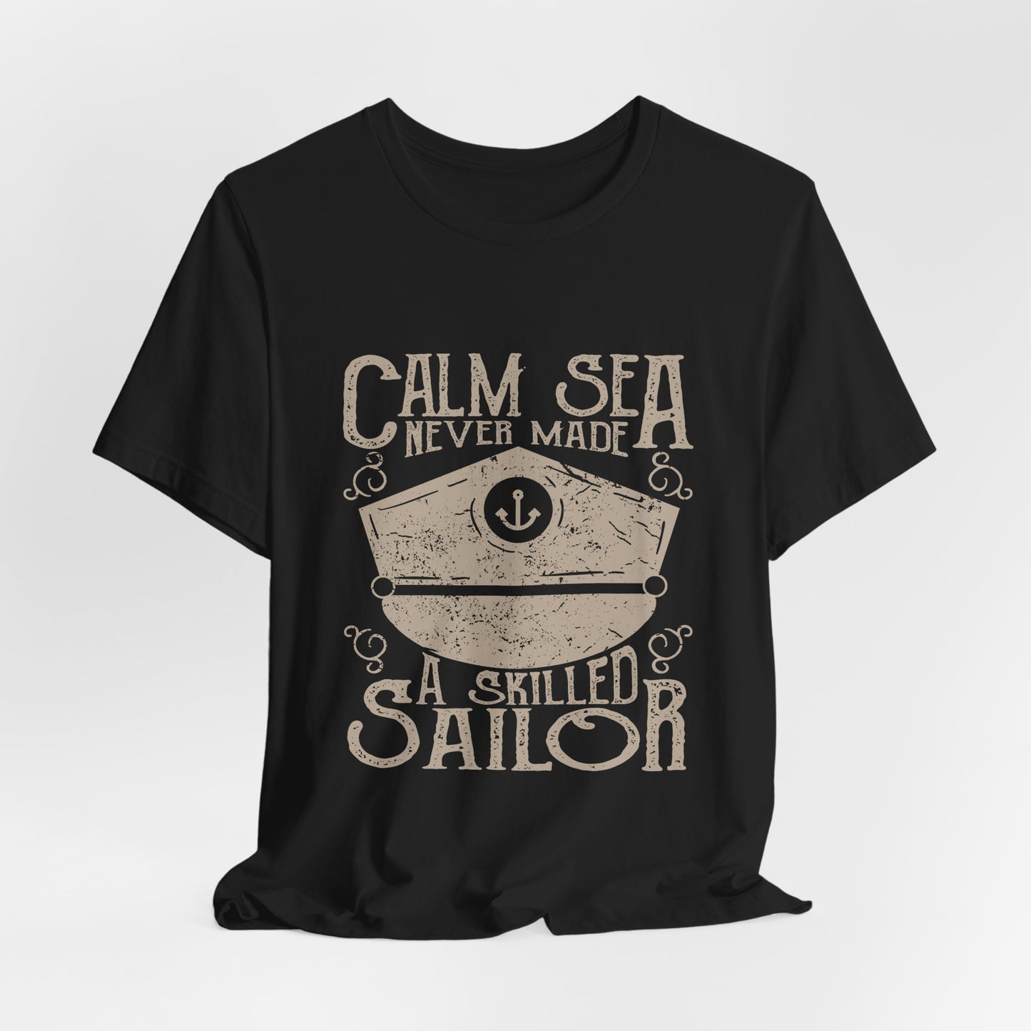 Calm Sea Skilled Sailor T-Shirt Nautical Tee