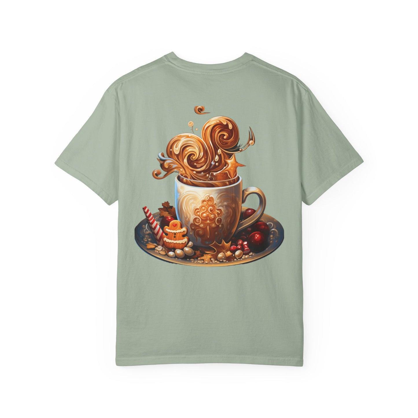 Christmas Coffee Garment-Dyed Heavyweight Tee