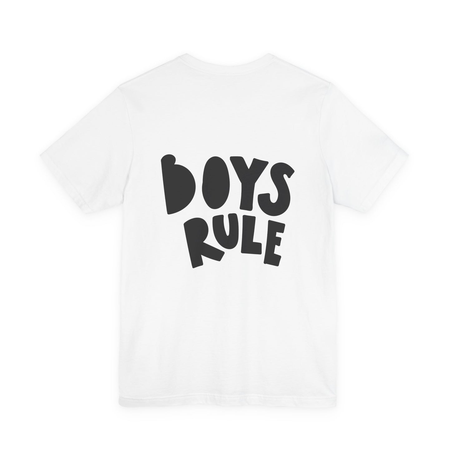 Boys Rule T-Shirt Fun Bold Kids Tee