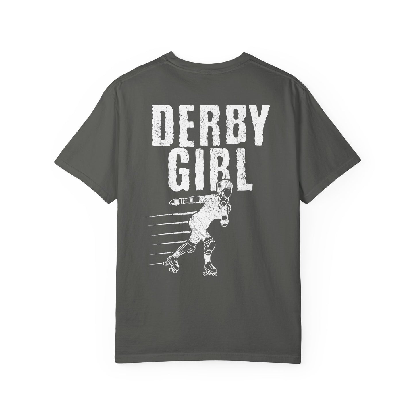 Roller Derby Girl Garment-Dyed Tee | Skater