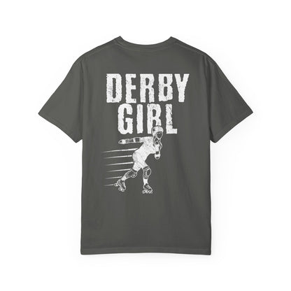 Roller Derby Girl Garment-Dyed Tee | Skater