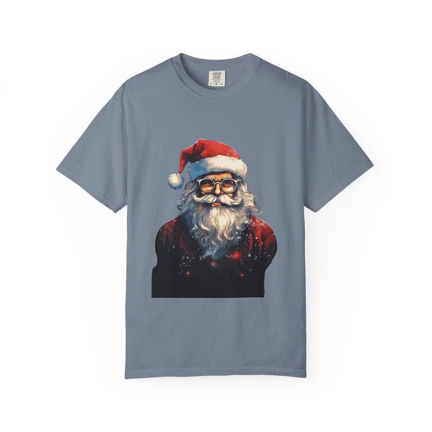 Cool Santa Claus Garment-Dyed Christmas Tee