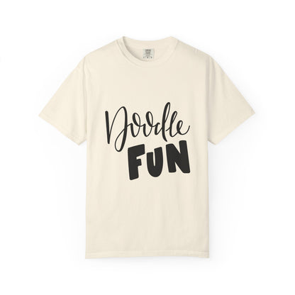 Doodle Fun Tee Hand Lettered Artist Graphic