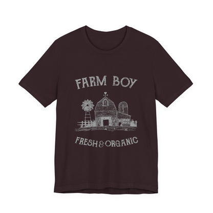 Farm Boy T-Shirt Fresh & Organic Barn Tee