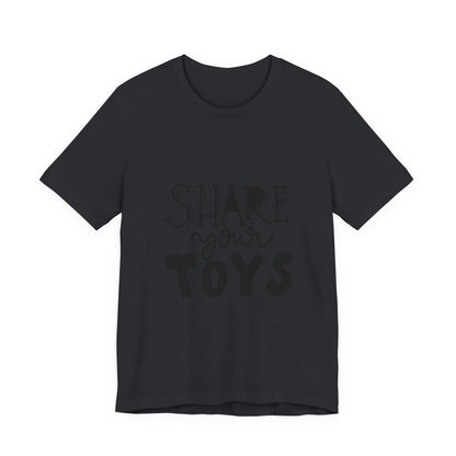 Share Your Toys T-Shirt Kids Lettering Tee