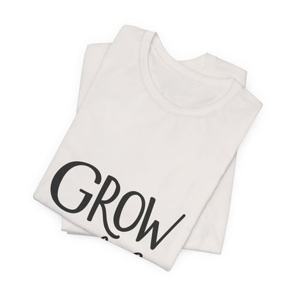 Grow Wild T-Shirt Hand Lettered Nature Tee