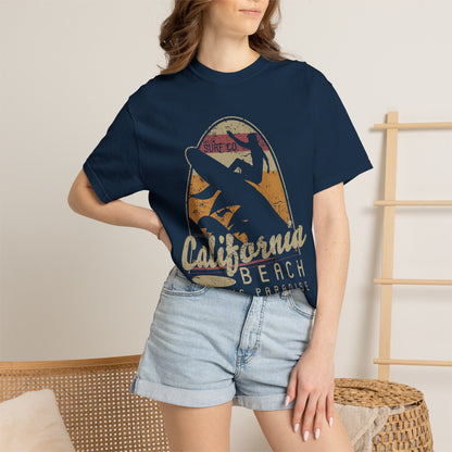 California Beach Surfing Garment-Dyed Tee