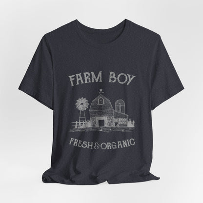 Farm Boy T-Shirt Fresh & Organic Barn Tee