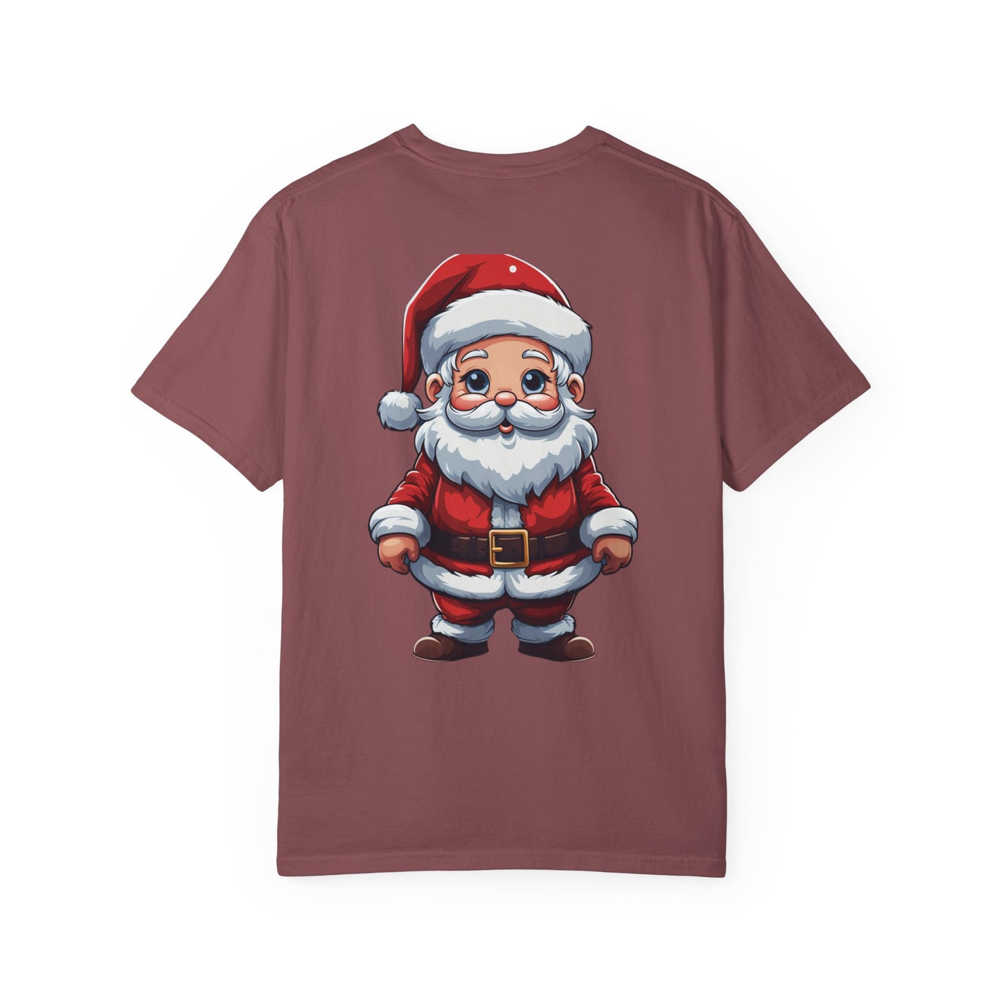 Cute Santa Claus Christmas Garment-Dyed Tee