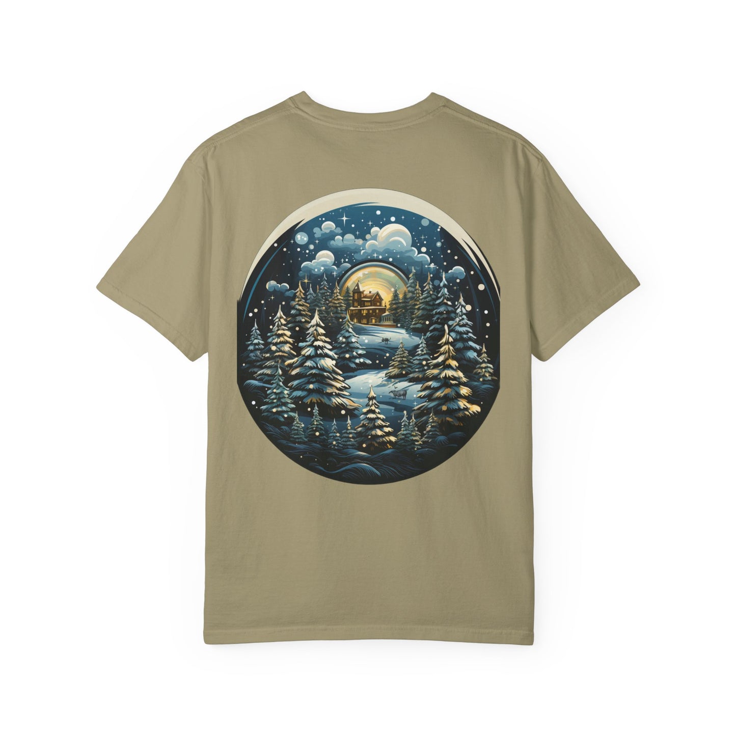 Snow Globe Christmas Garment-Dyed Tee Winter