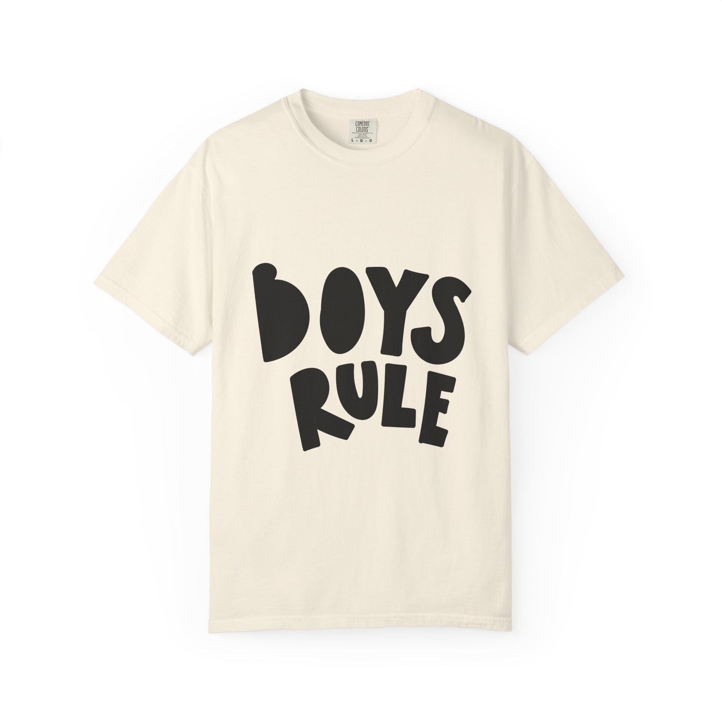 Boys Rule Kids Garment-Dyed Heavyweight Tee