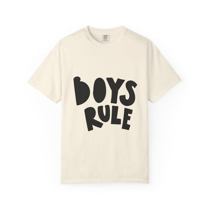 Boys Rule Kids Garment-Dyed Heavyweight Tee